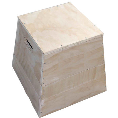Boîte réglable en bois de Plyo de saut de formation croisée