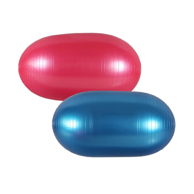 Boules ovales de massage de yoga de capsule de PVC pour la taille faite sur commande de gymnase